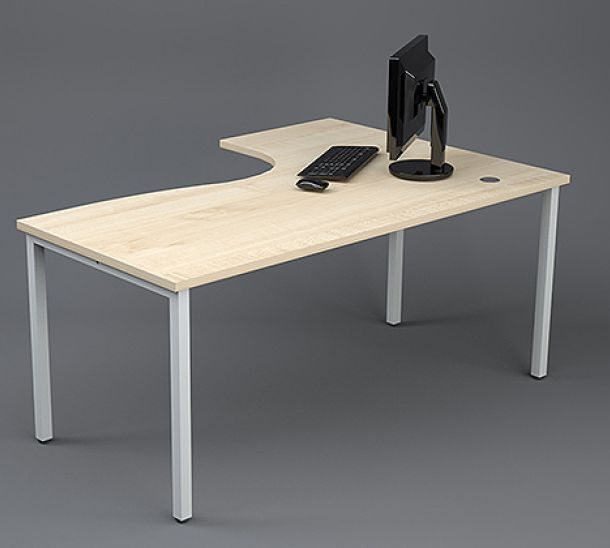 Kontorilaud Premium - 175x120/80x75cm